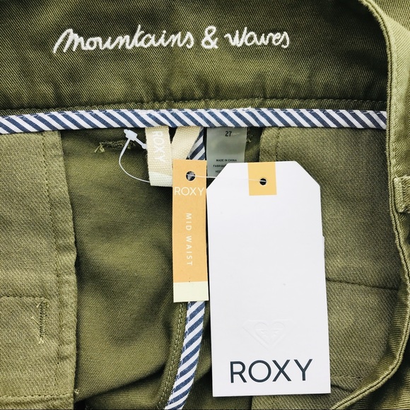 NWT Roxy Poetry Soul Chino Women Pants - Picture 4 of 4